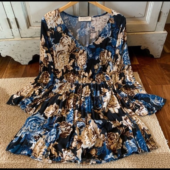 Private Label Dresses & Skirts - ❤️❤️💼Bohemian Spring Floral Tunic/Dress🥰💥